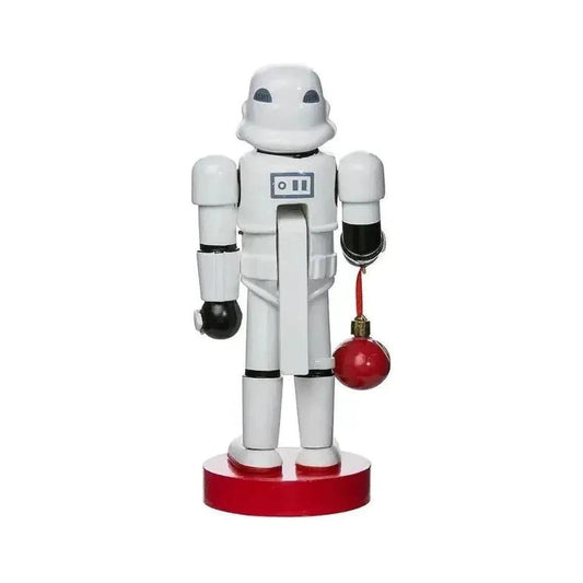Kurt Adler 9.5" Stormtrooper with Ball Ornament Nutcracker