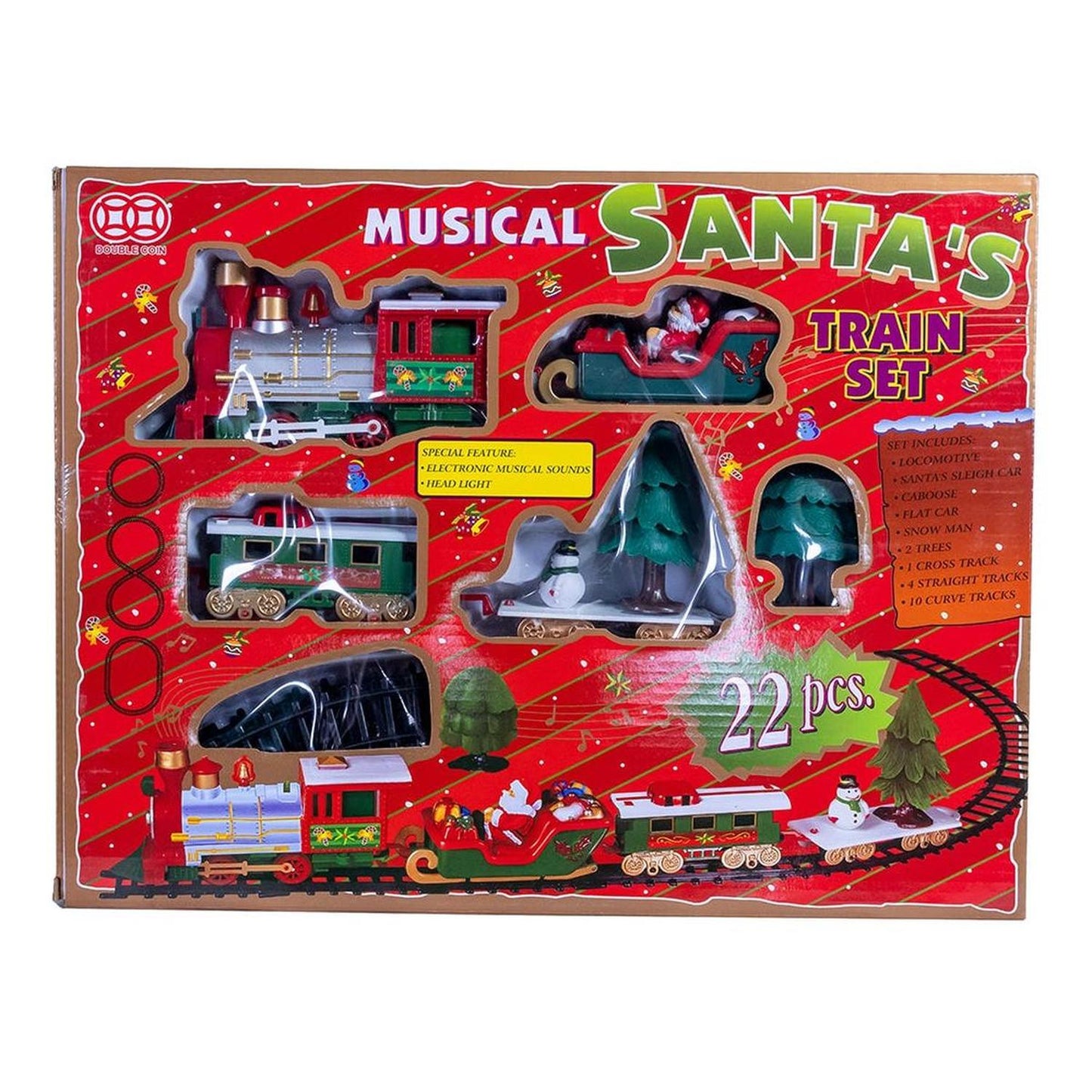 Kurt Adler Musical Santa Train Table Piece