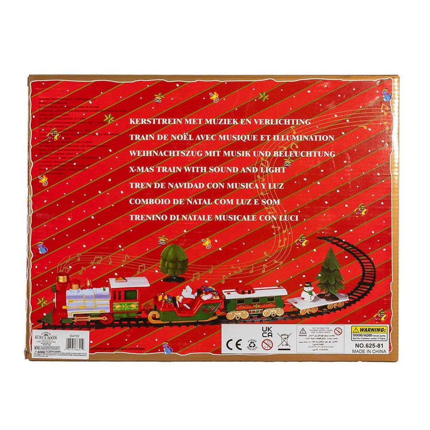 Kurt Adler Musical Santa Train Table Piece
