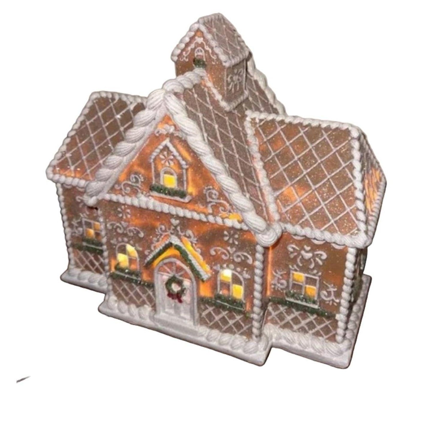 LED Lighted House w/Berry