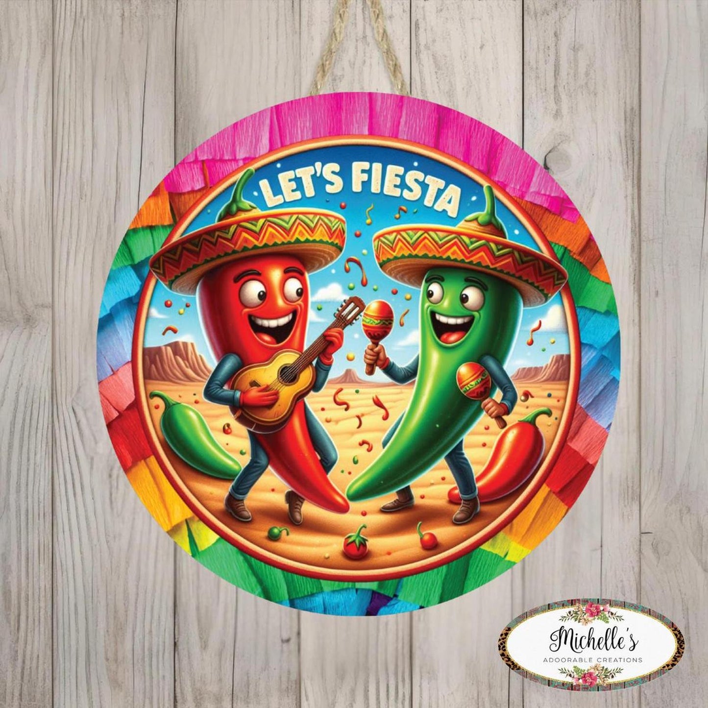 Let's Fiesta Cinco De Mayo Sign