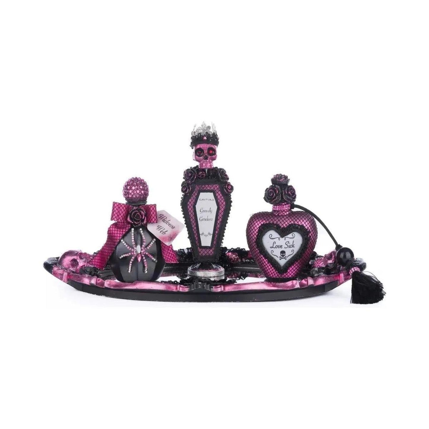 Pink Passion Vanity Tray with Bottles Set