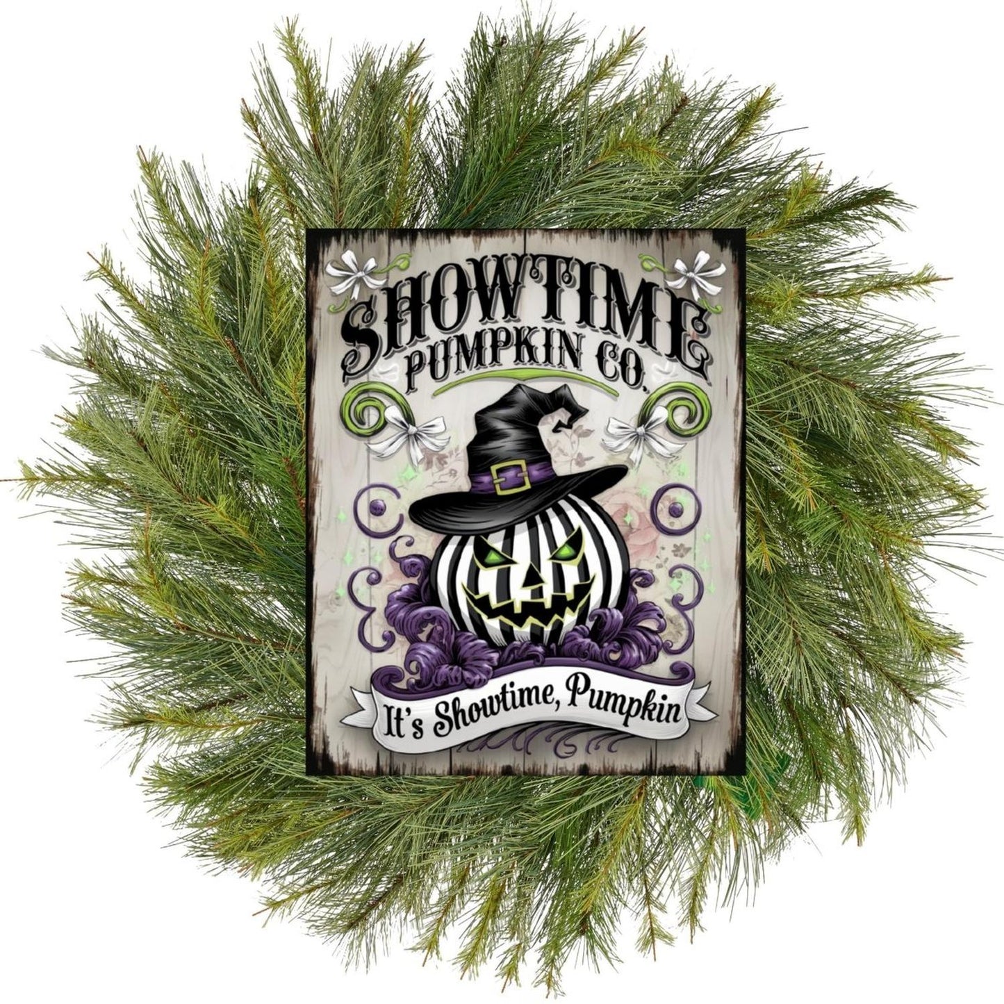 Showtime Pumpkin Co Halloween Sign