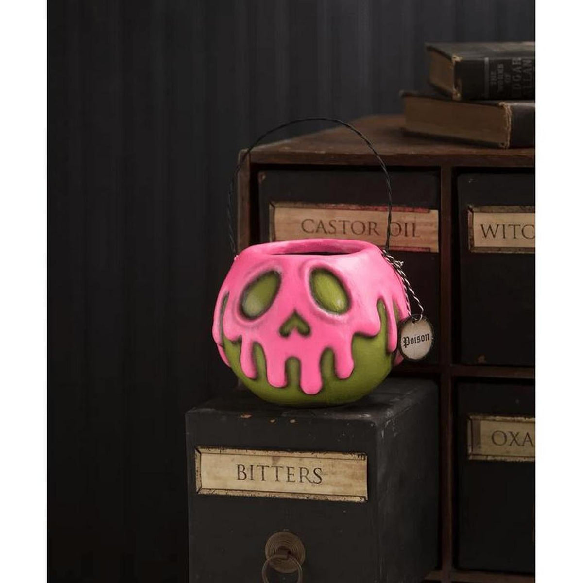 Small Green Apple Pink Poison Bucket