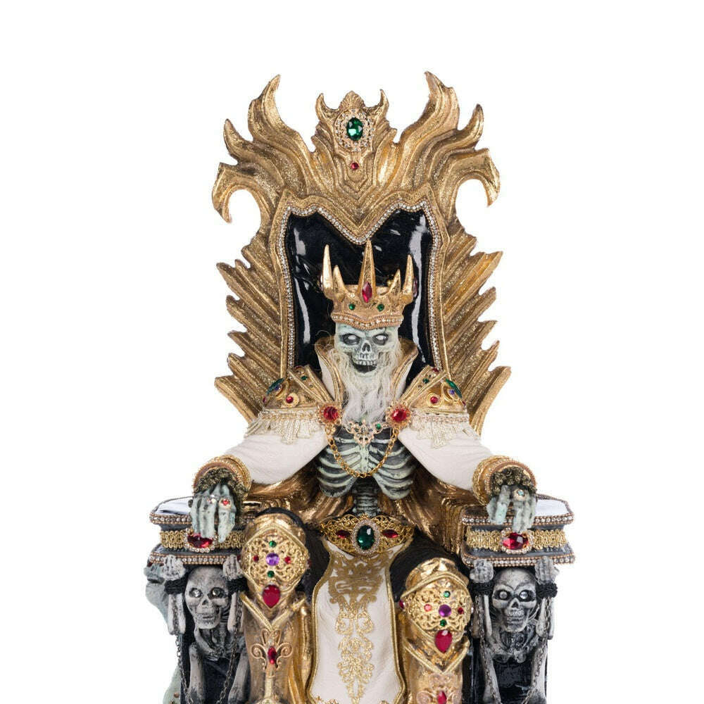 Captain Skully Swashbuckler Pirate King In Chair by Katherine's Collection
