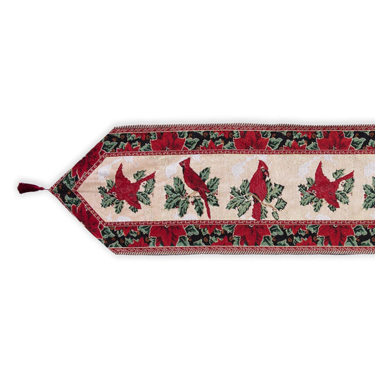 a close-up of a table runner