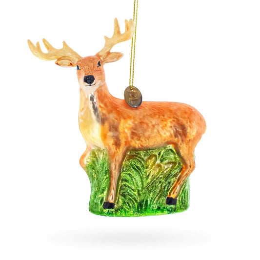 a christmas ornament with a deer