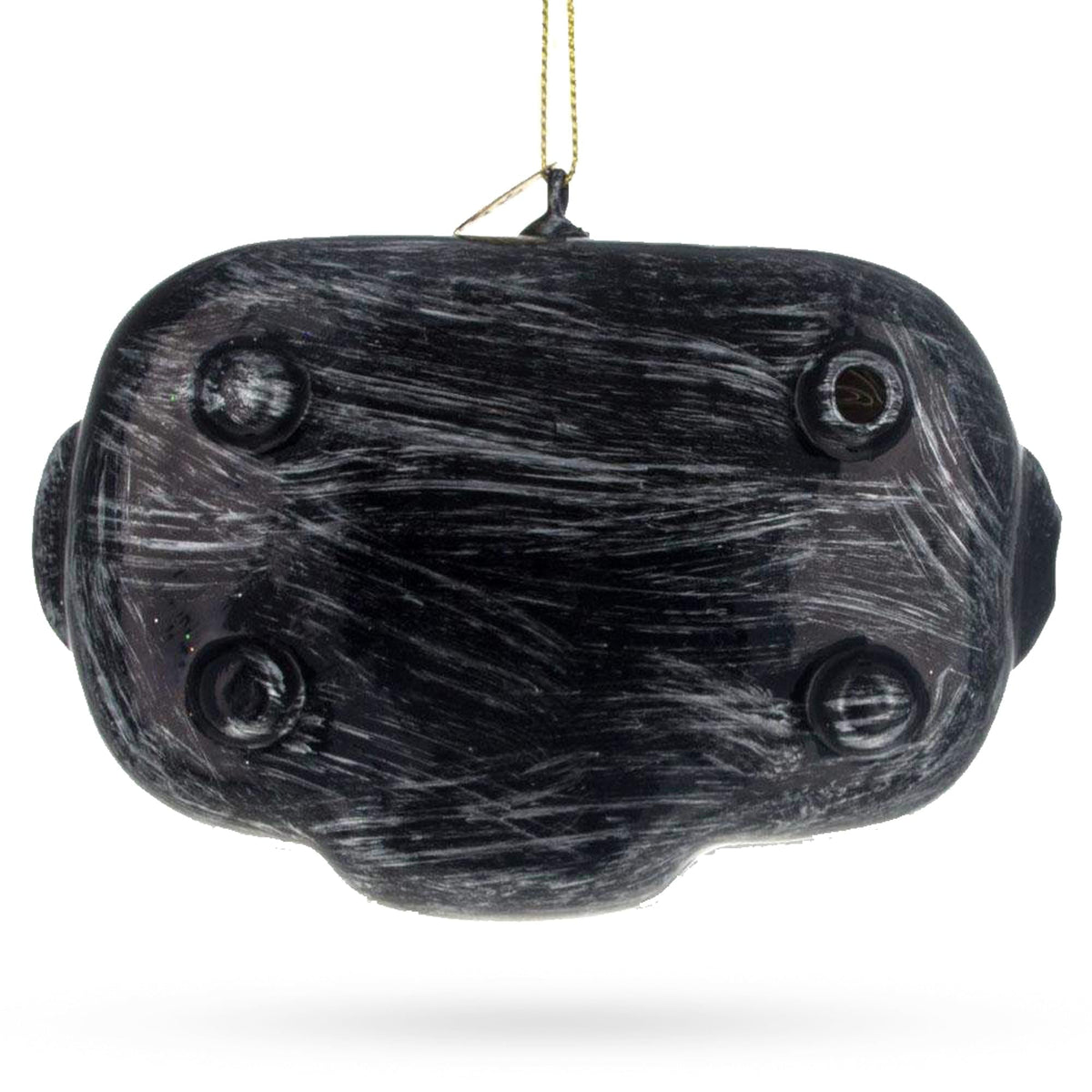 Barbecue Grill Glass Christmas Ornament