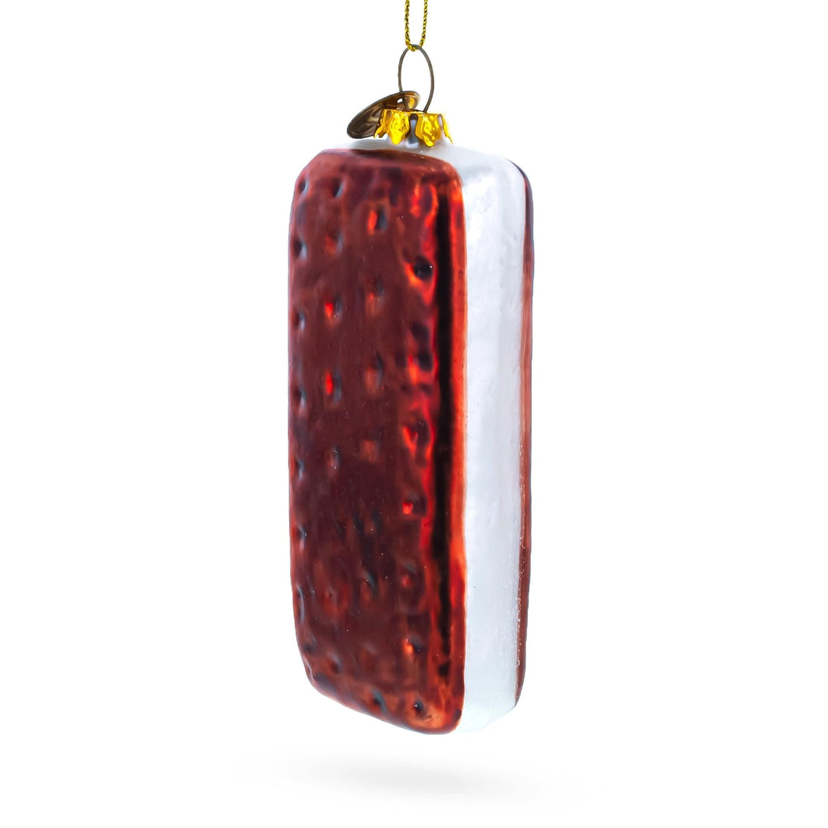 Biscuit Cookie Glass Christmas Ornament
