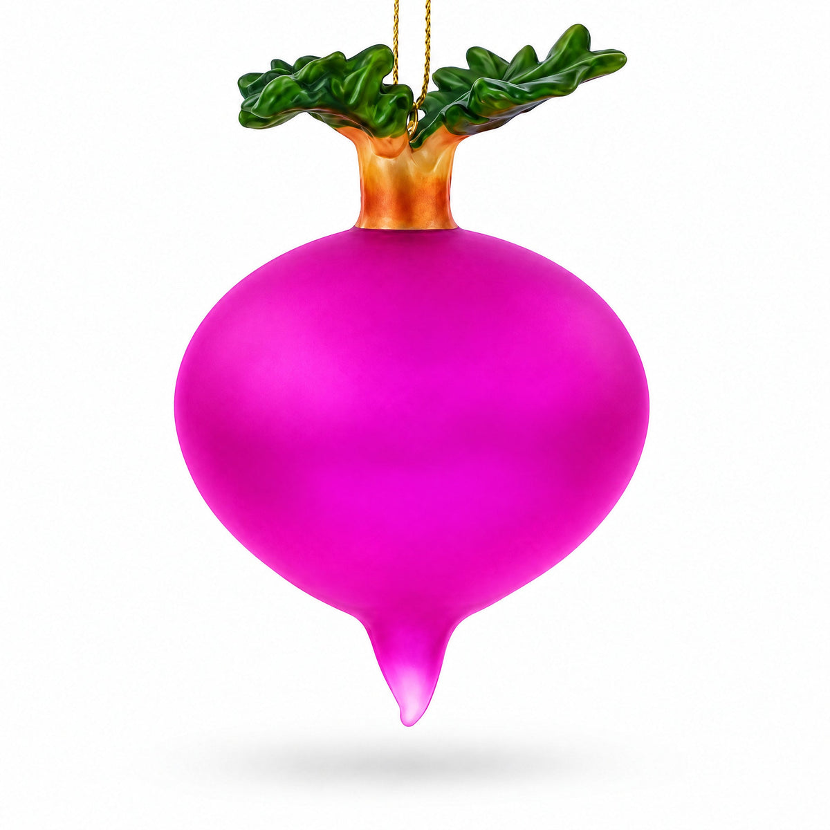 Beetroot Glass Christmas Ornament