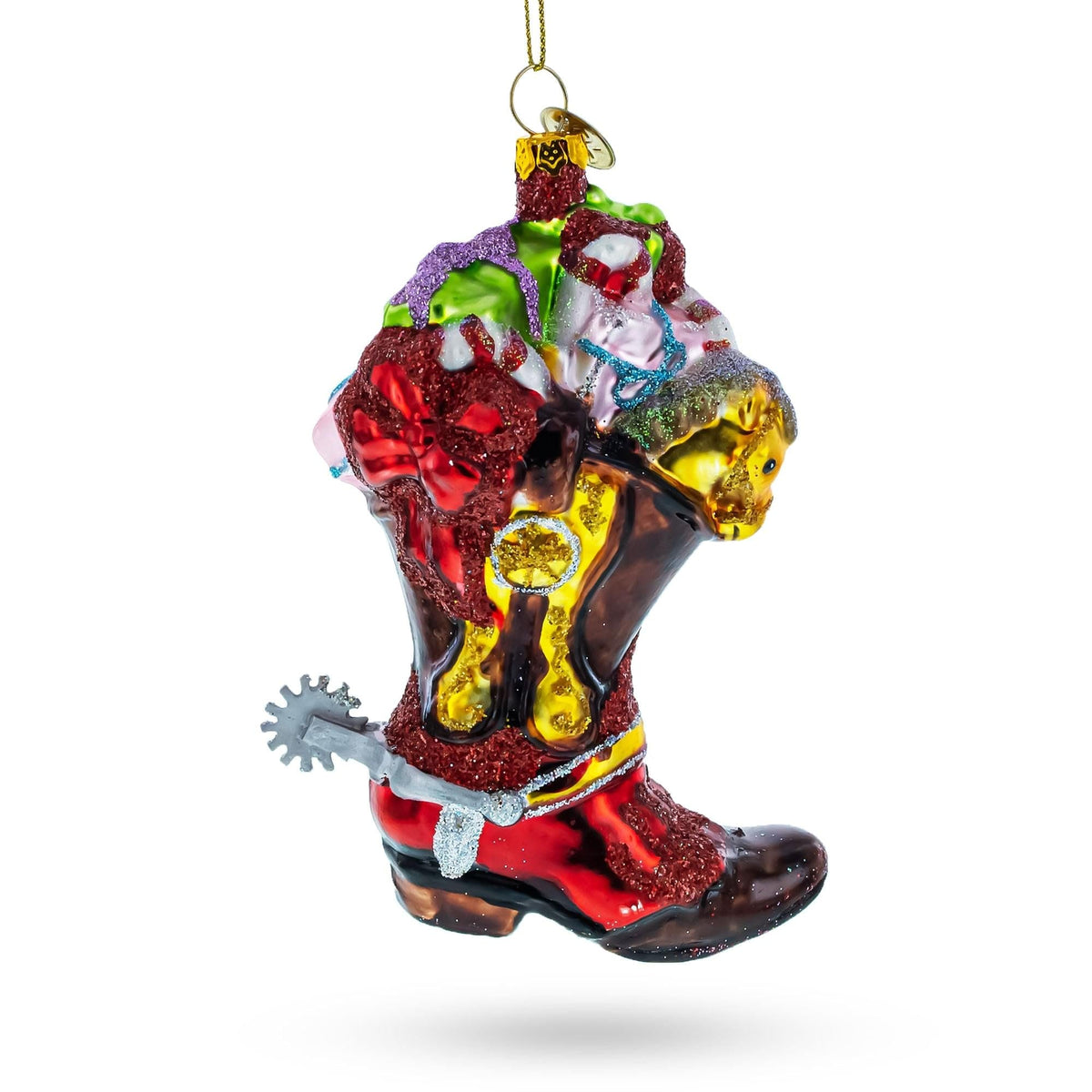 a christmas ornament on a white background
