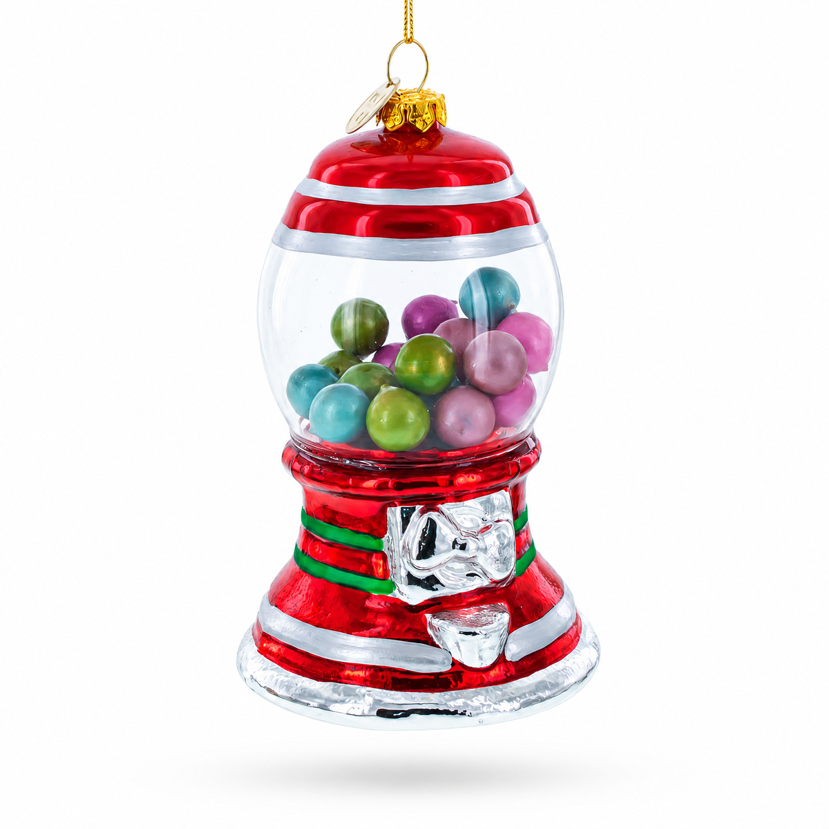 Gumball Machine Glass Christmas Ornament