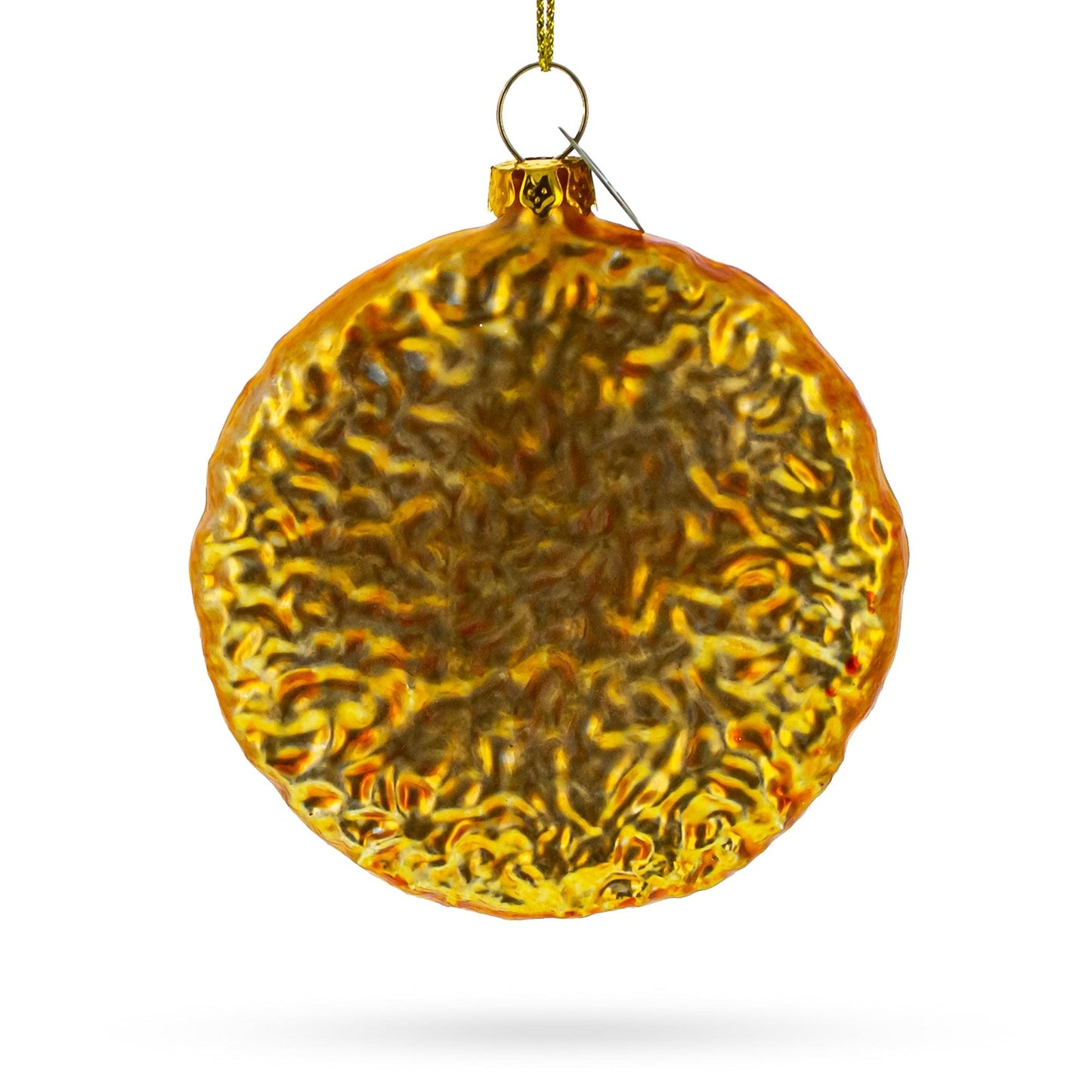 Chocolate Chip Cookie Glass Christmas Ornament