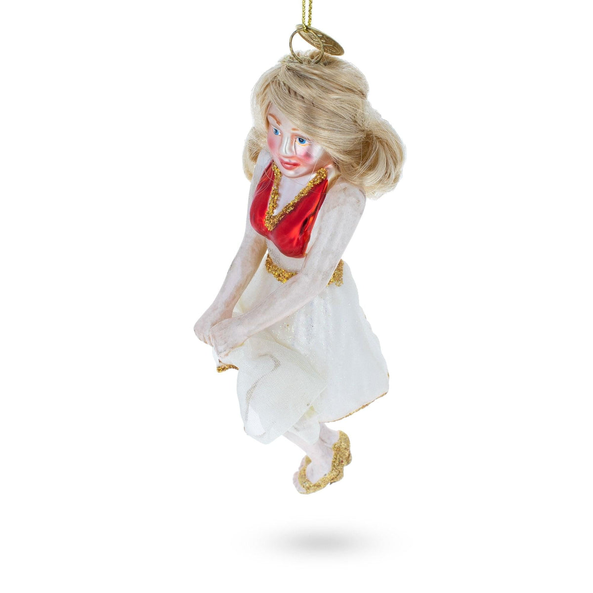 Screen Legend Glass Christmas Ornament