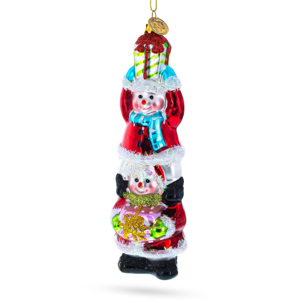 a christmas ornament on a white background