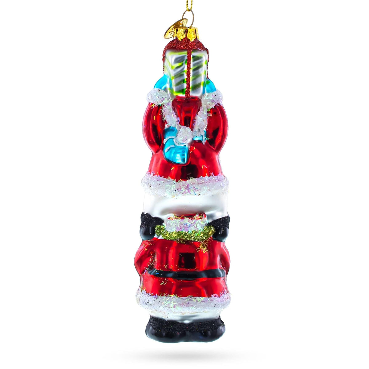 a christmas ornament on a white background