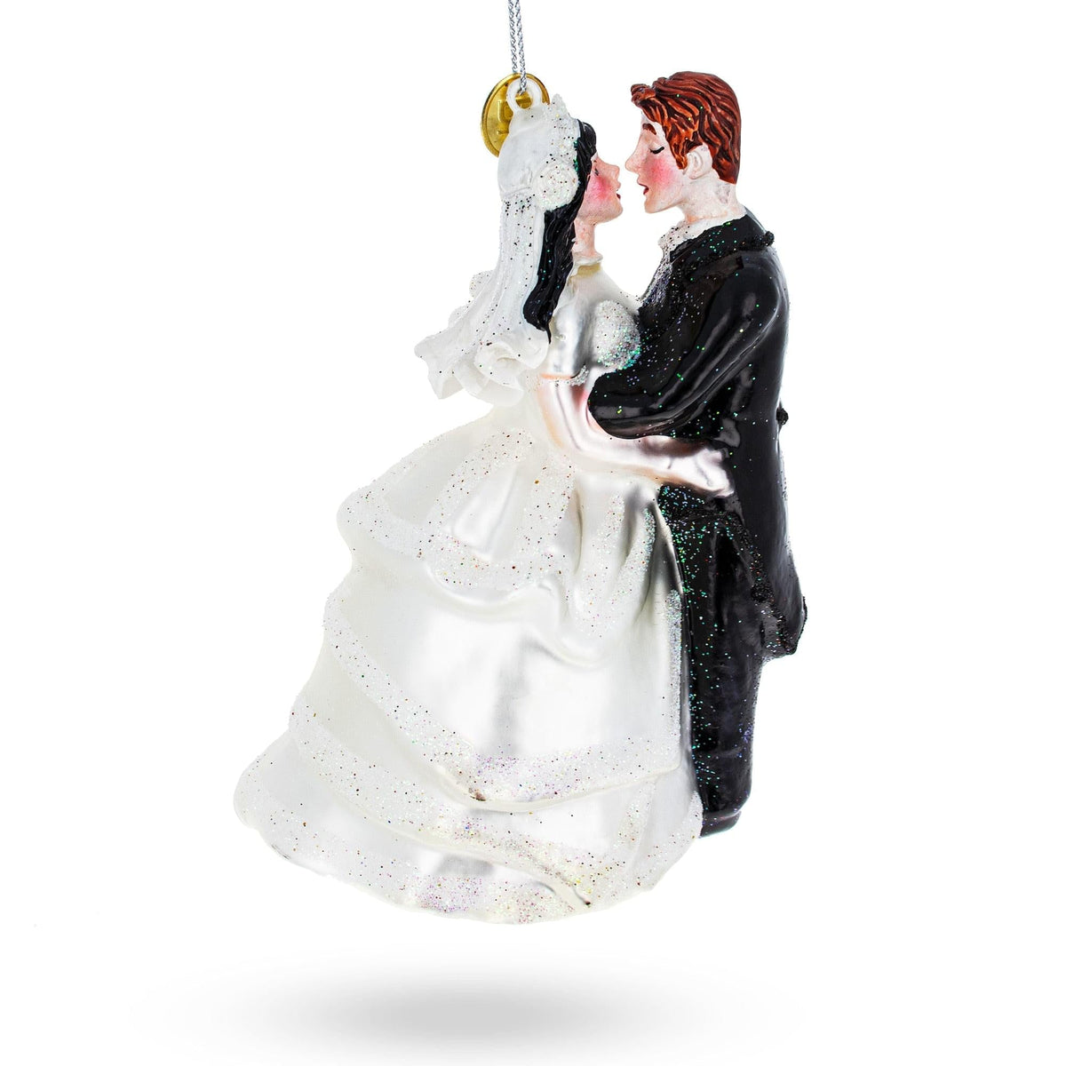 a couple of wedding ornament