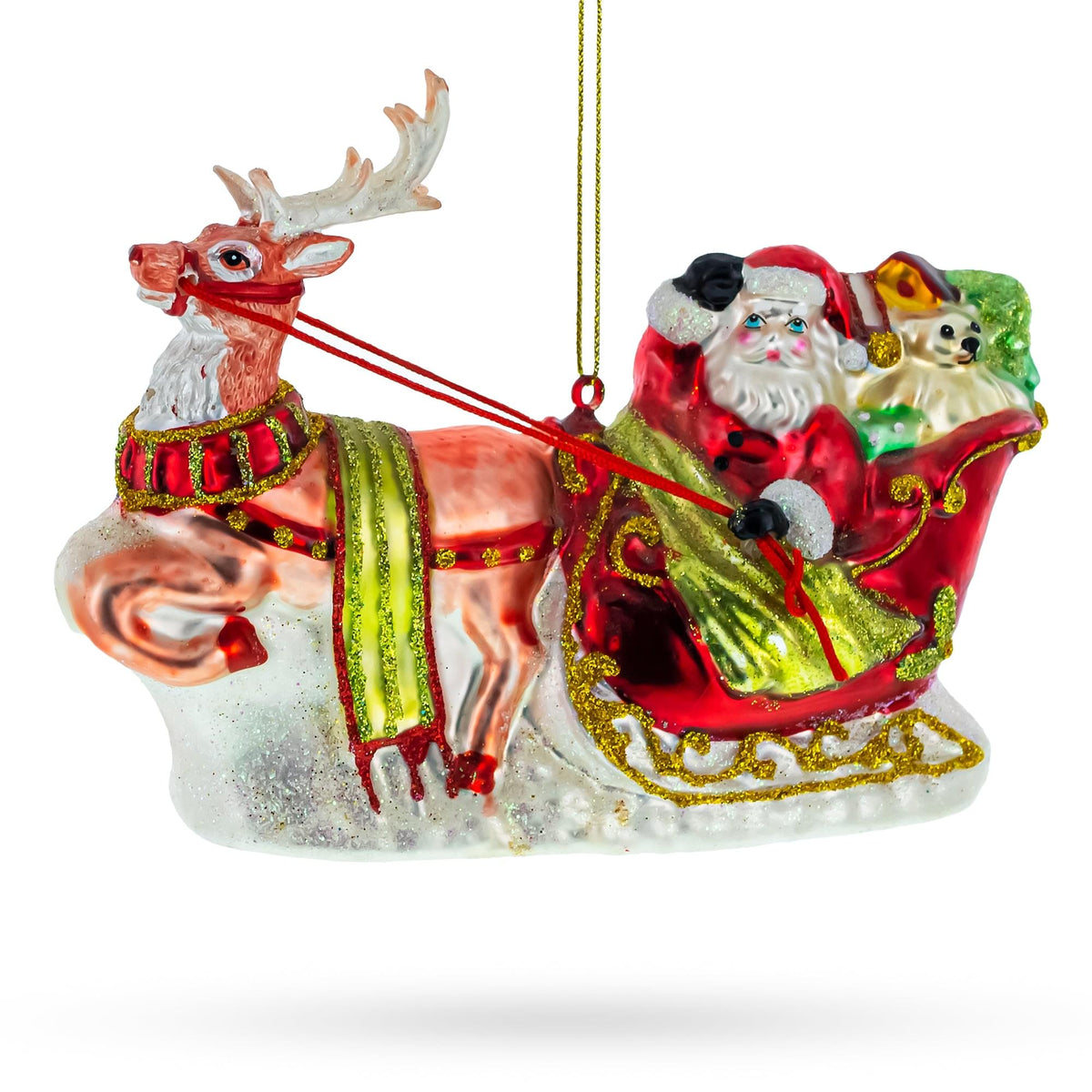 a christmas ornament on a white background