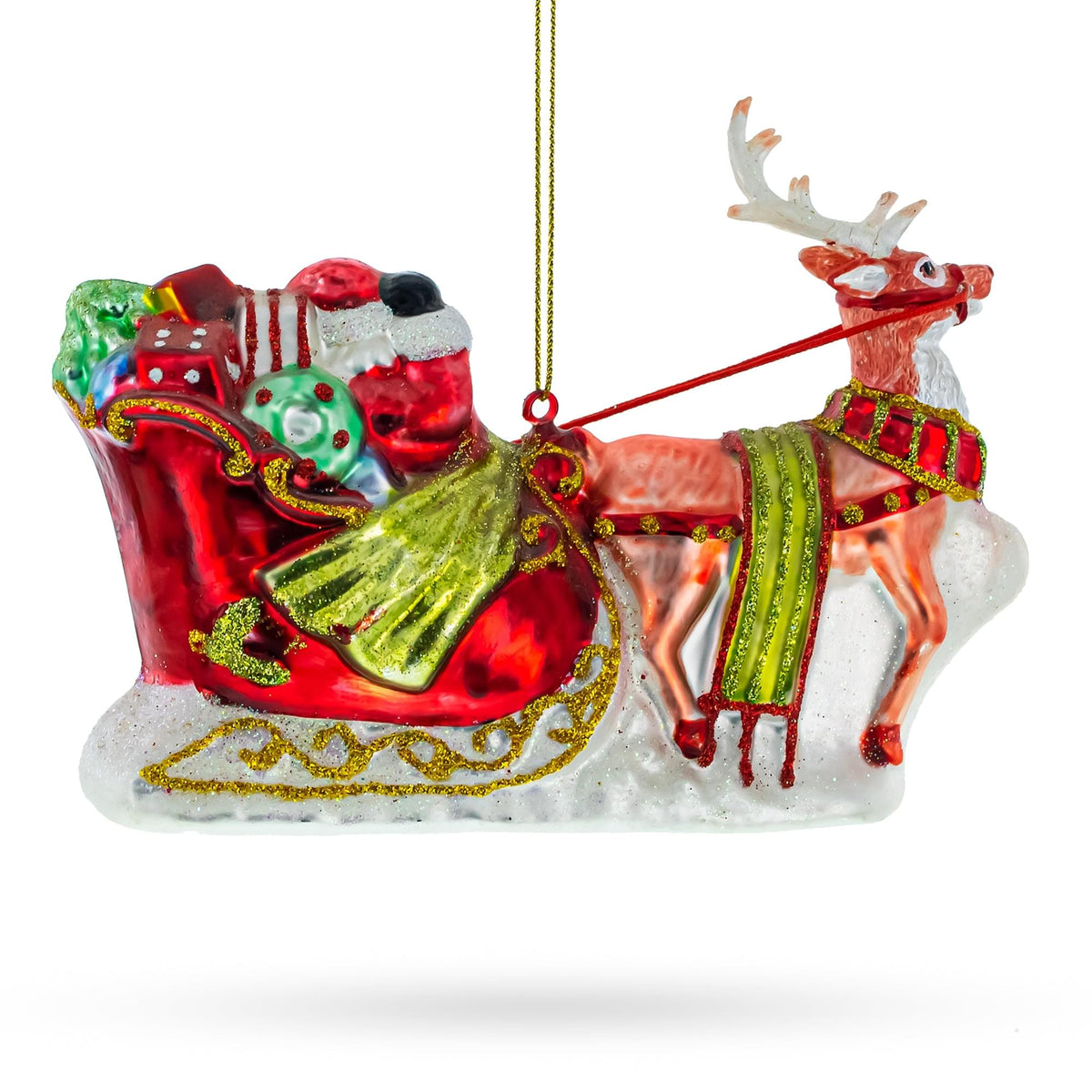 a christmas ornament on a white background