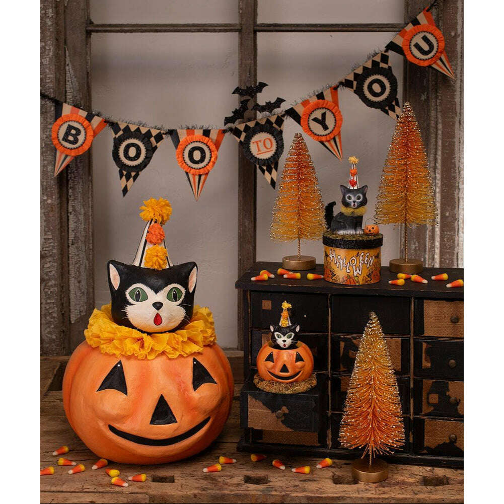 Cecil Cat on Box by Bethany Lowe Designs