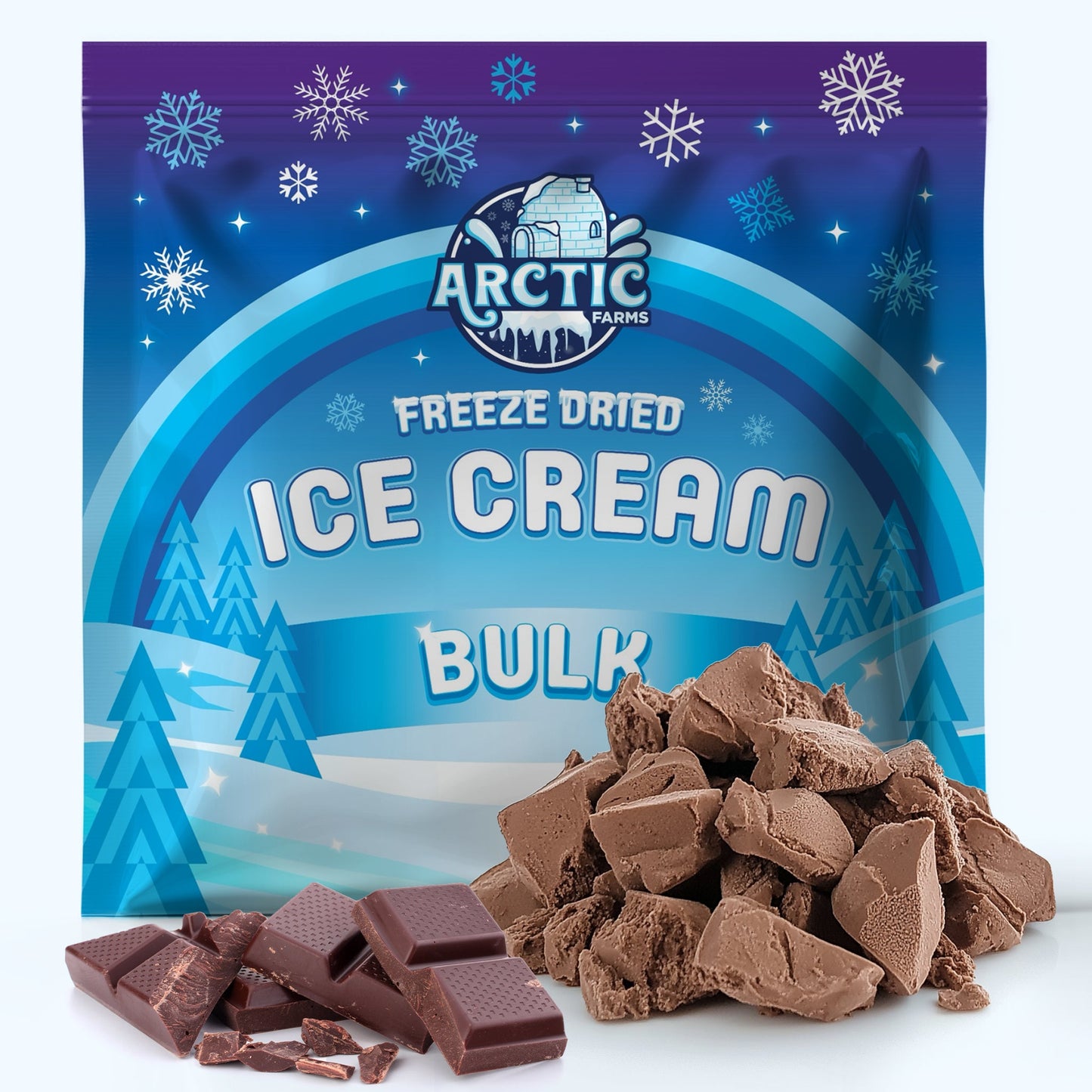 Freeze Dried Ice Cream That Does Not Melt (Bits) Chocolate