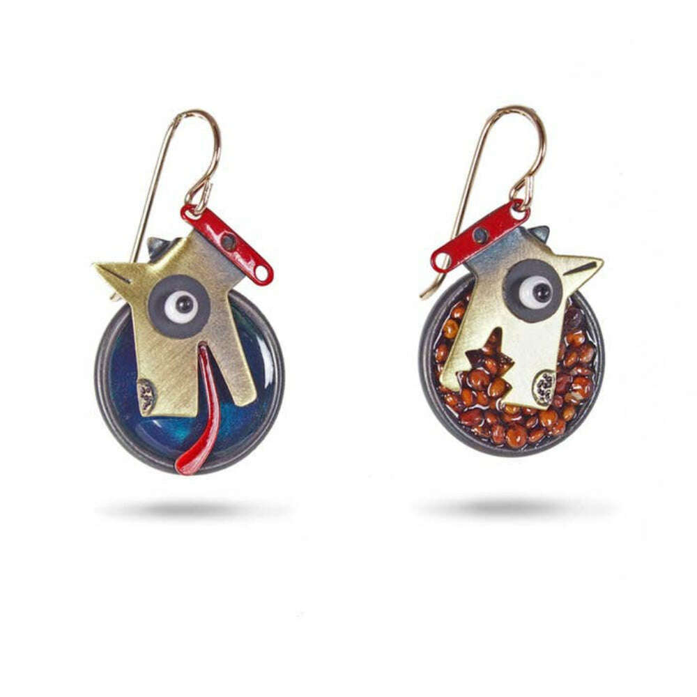Chow Hound Earrings by Chickenscratch