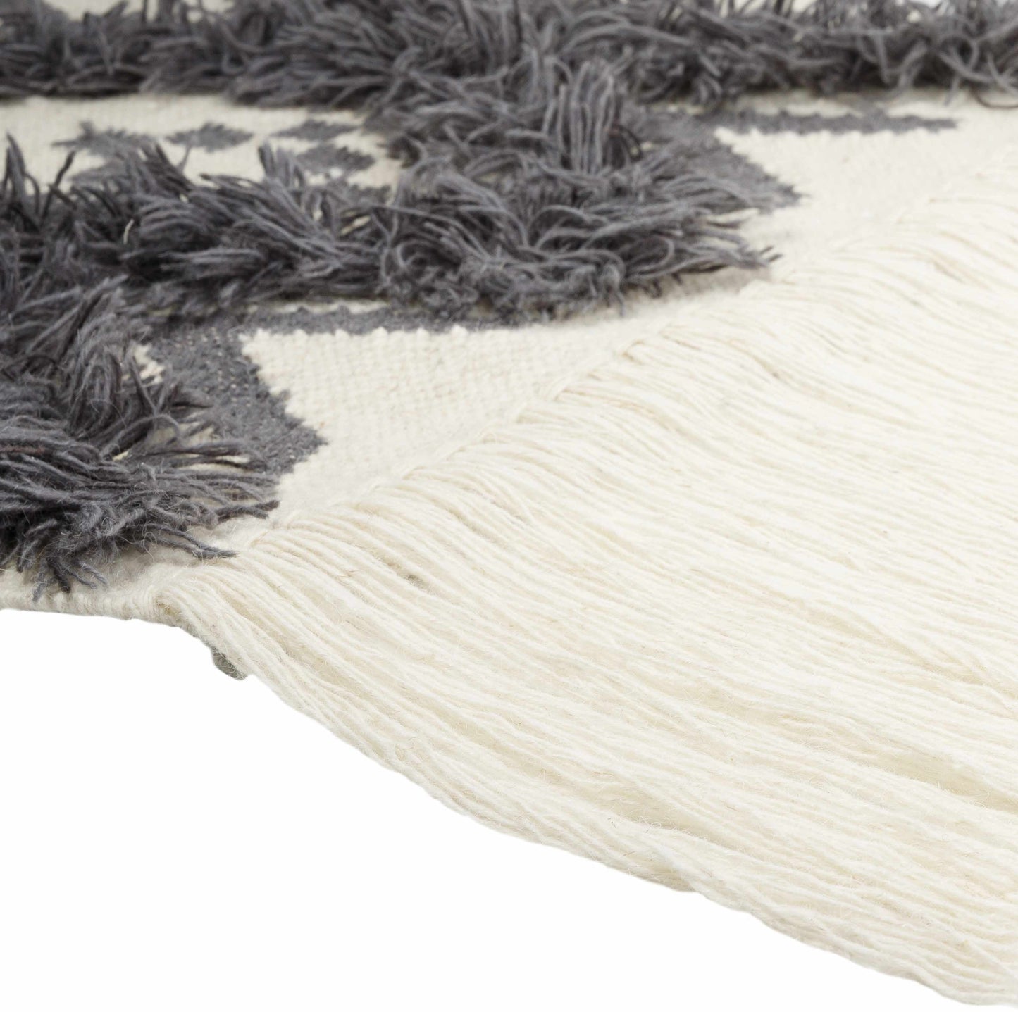 Chapelton Gray Geometric Textured Wall Hanging - Clearance