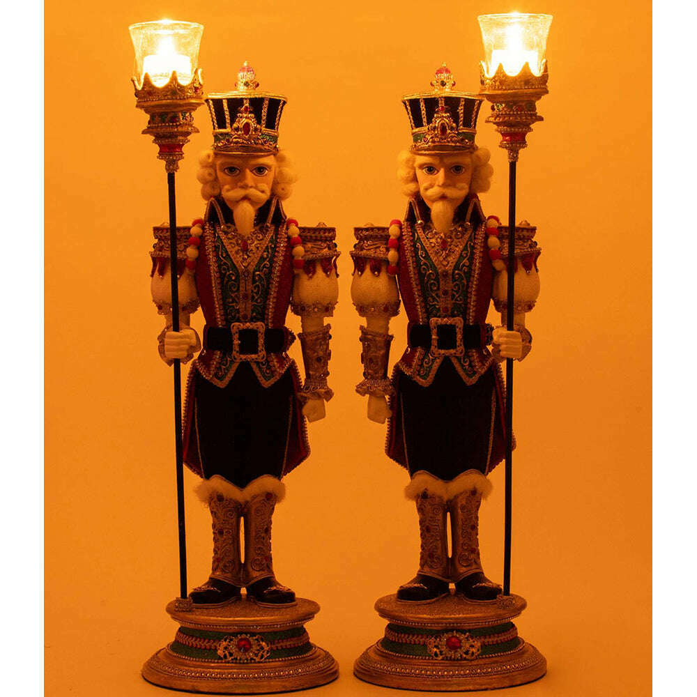 Christmas Ball Nutcracker Votive Assortment of 2 by Katherine's Collection