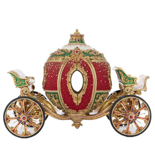 Christmas Ball Ornament Carriage by Katherine's Collection