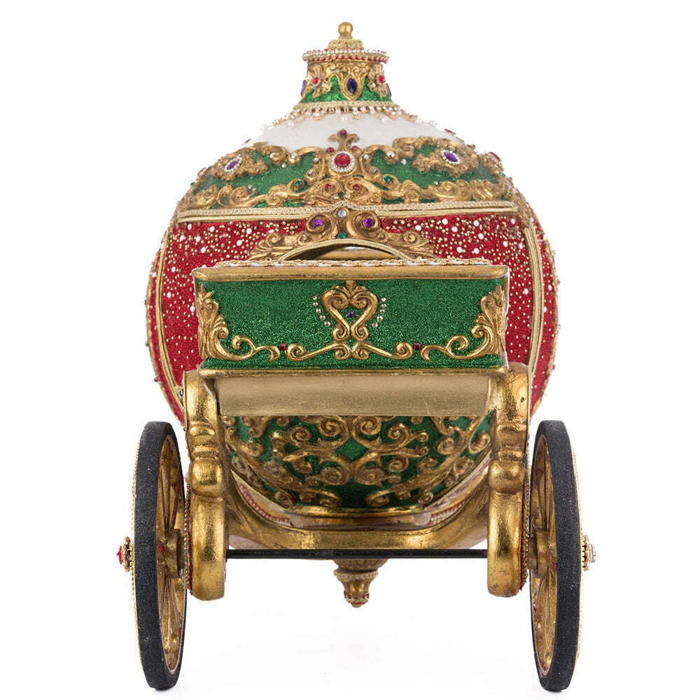 Christmas Ball Ornament Carriage by Katherine's Collection