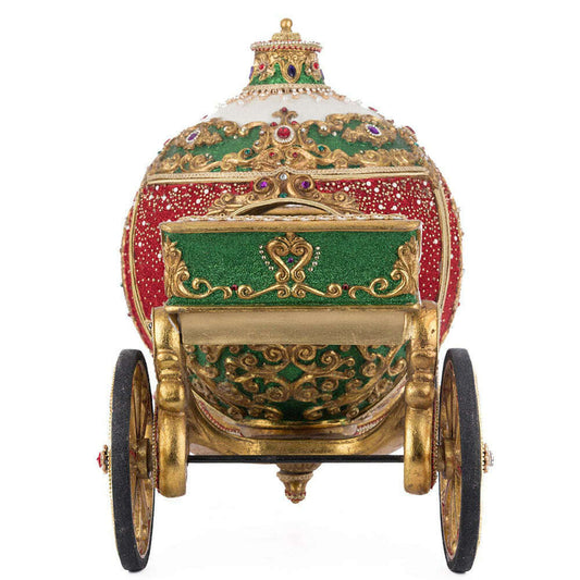 Christmas Ball Ornament Carriage by Katherine's Collection