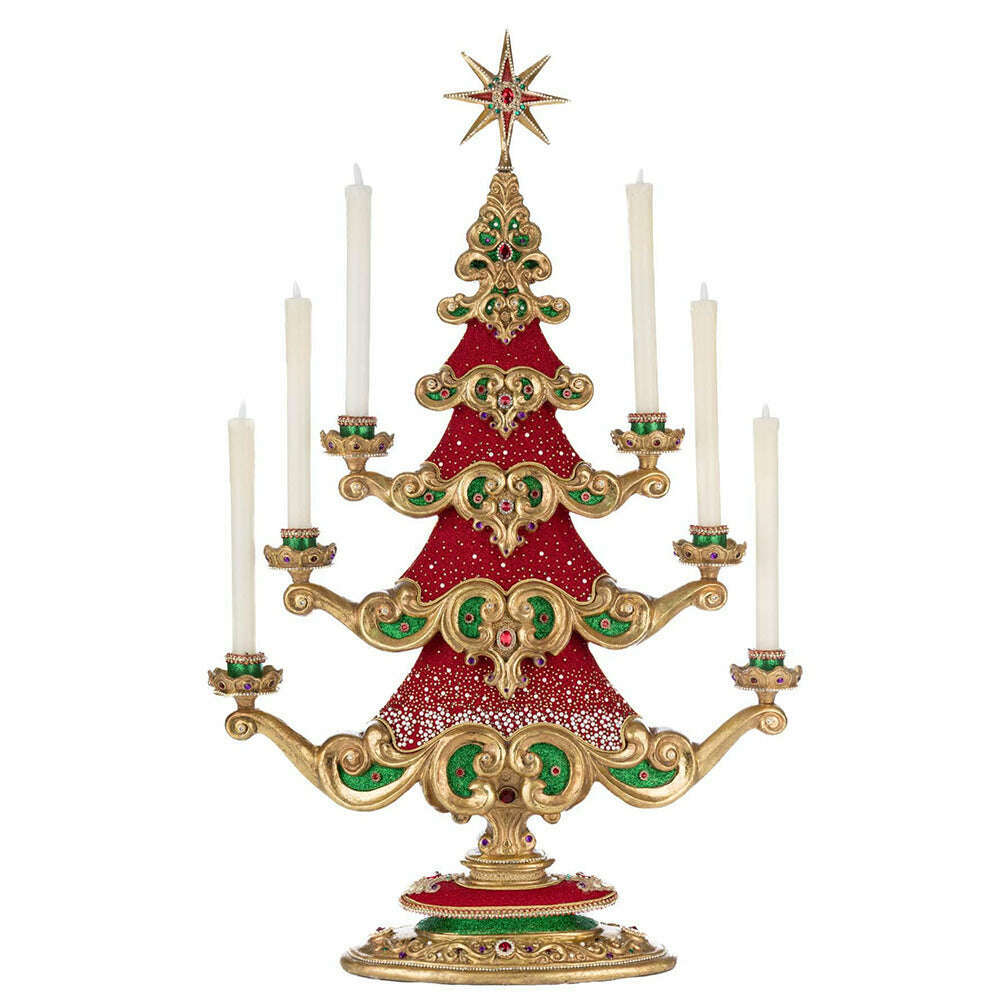 Christmas Ball Tree with Candles by Katherine's Collection