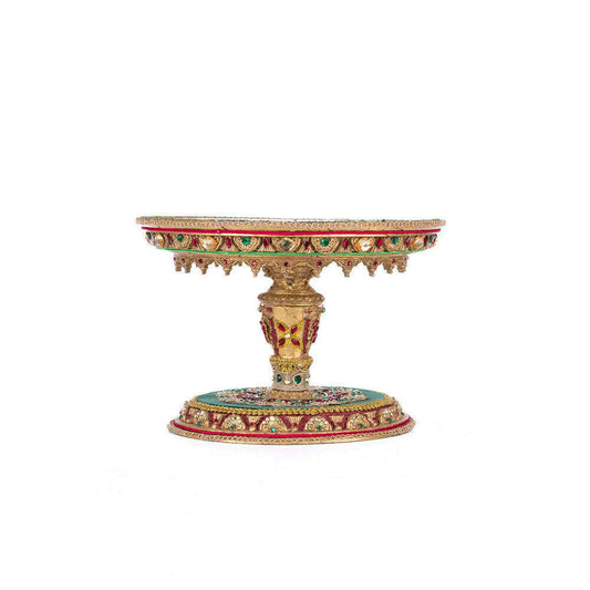 Christmas Castle Cake Plate by Katherine's Collection