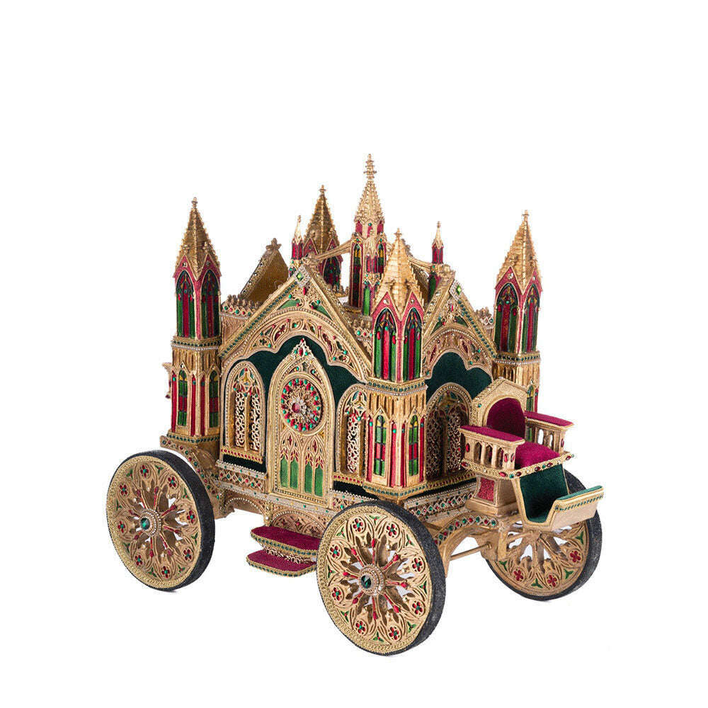 Christmas Castle Carriage by Katherine's Collection