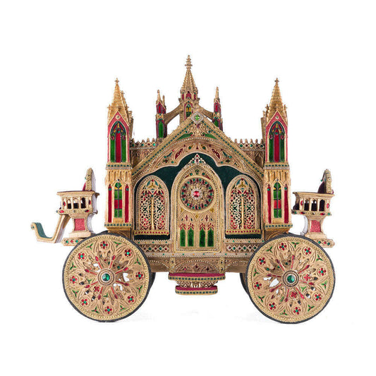 Christmas Castle Carriage by Katherine's Collection