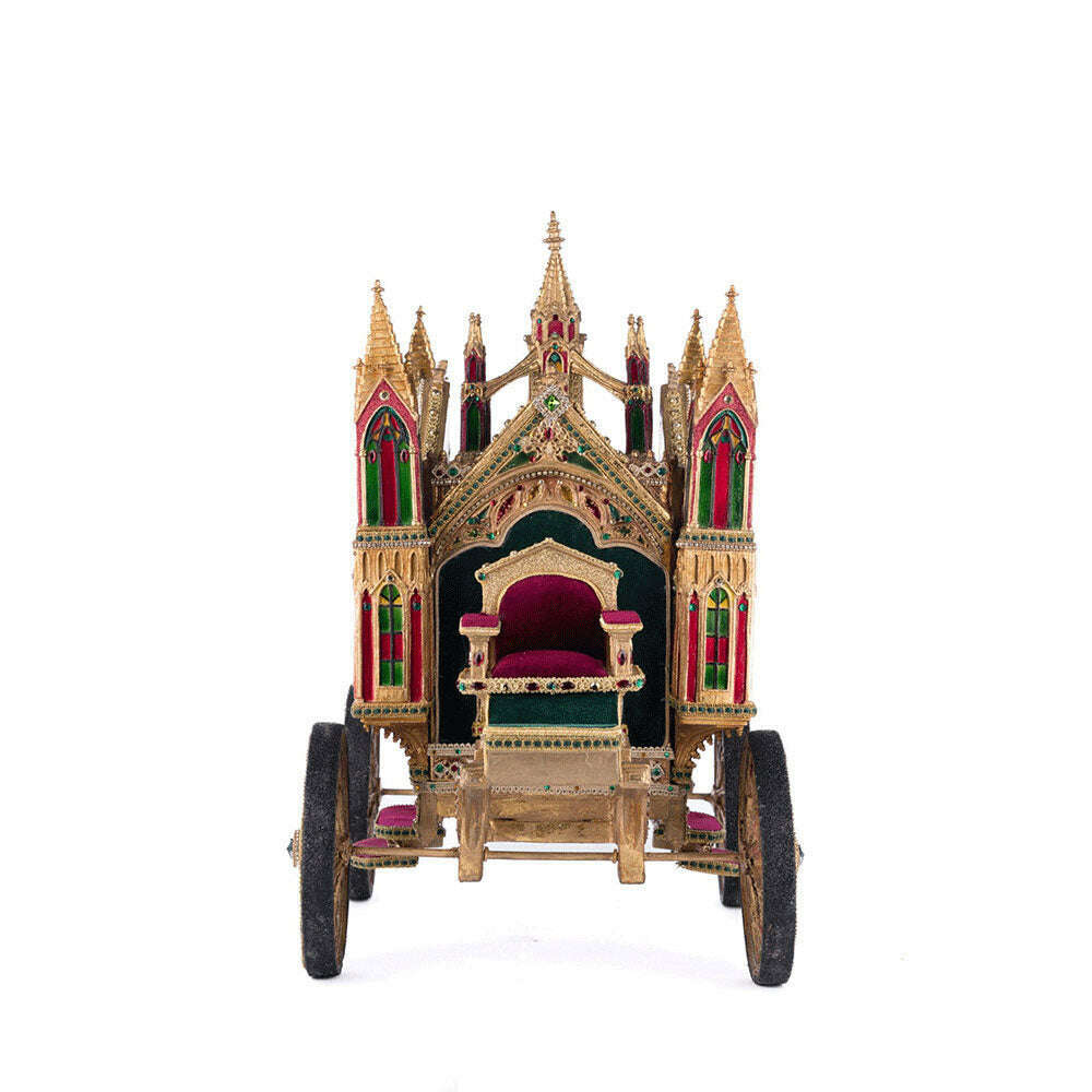 Christmas Castle Carriage by Katherine's Collection