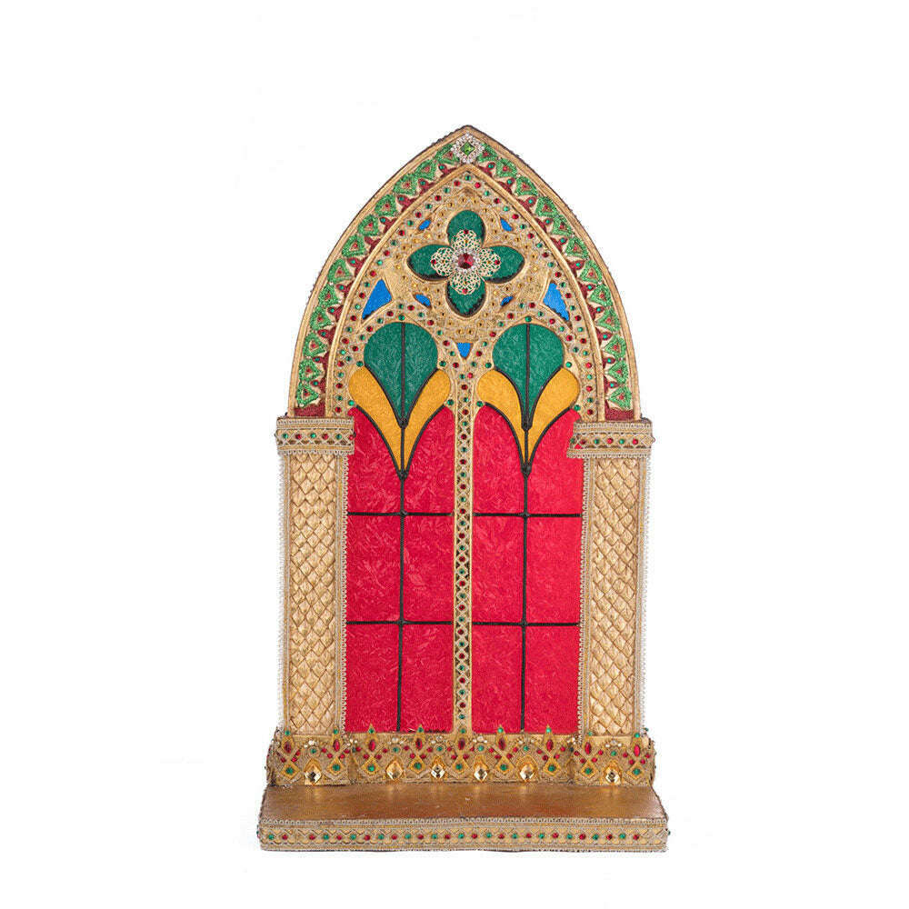 Christmas Castle Pillar Candle Holder by Katherine's Collection