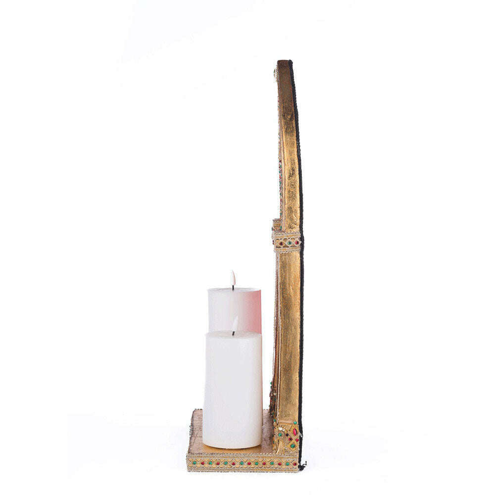 Christmas Castle Pillar Candle Holder by Katherine's Collection