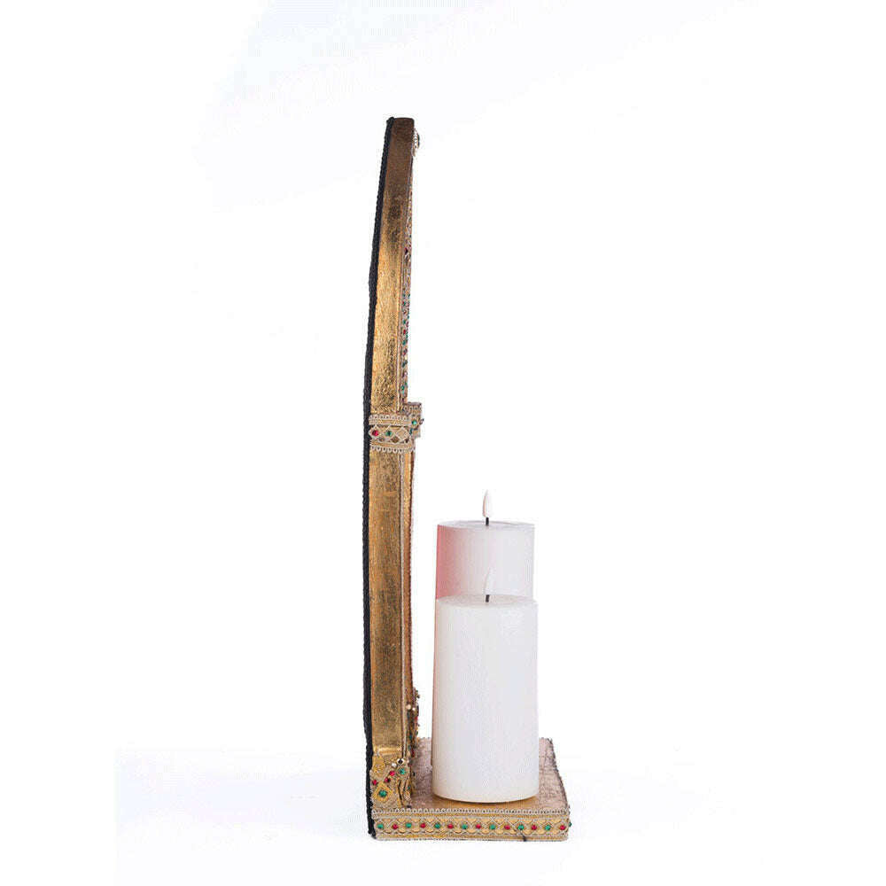 Christmas Castle Pillar Candle Holder by Katherine's Collection