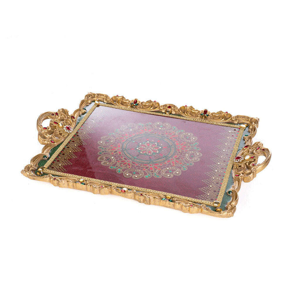 Christmas Castle Serving Tray by Katherine's Collection