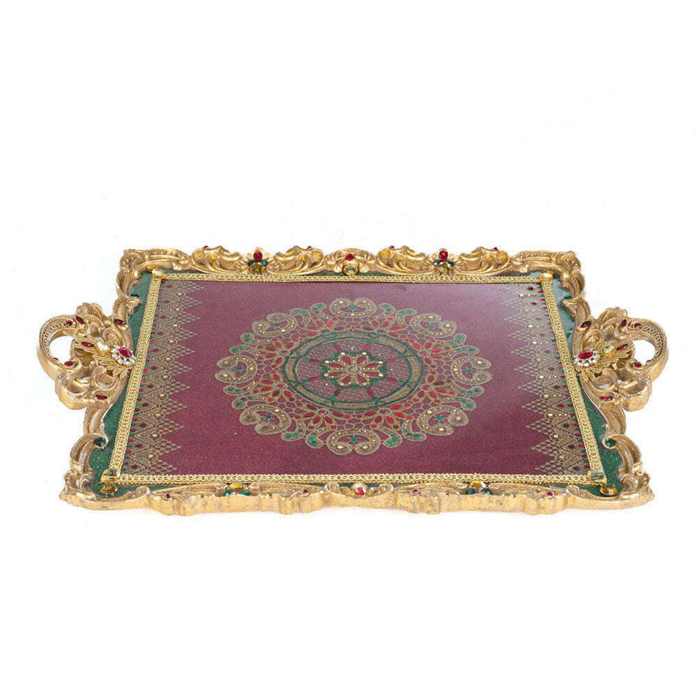 Christmas Castle Serving Tray by Katherine's Collection