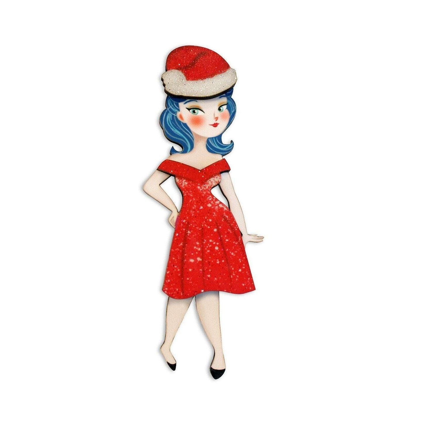 Christmas Holiday Outfit Brooches by Laliblue