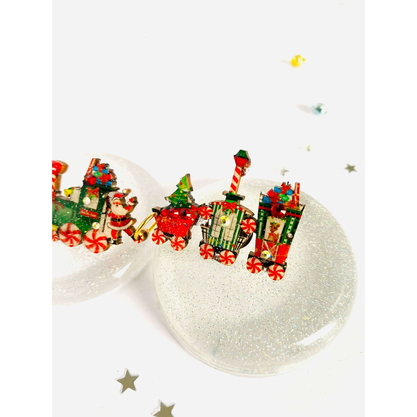 Christmas Train Brooch by Rosie Rose Parker