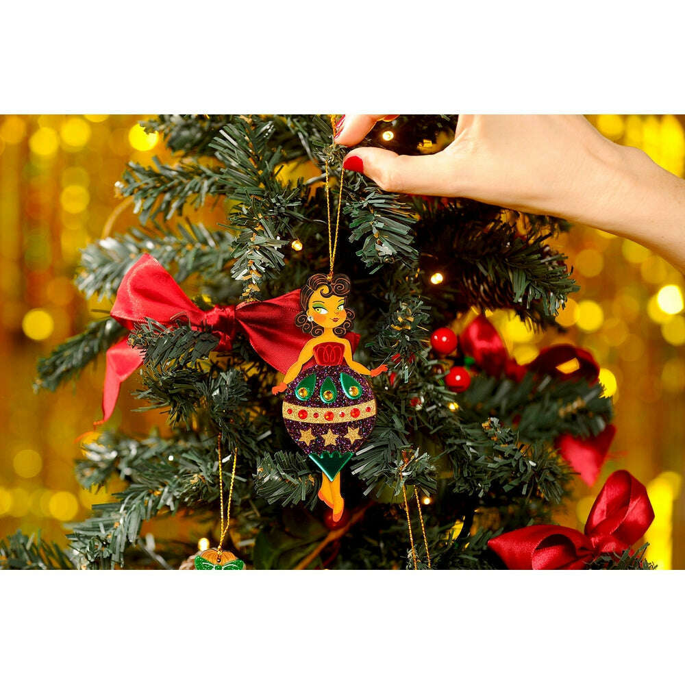 Christmastree Ornament with Stars by Laliblue