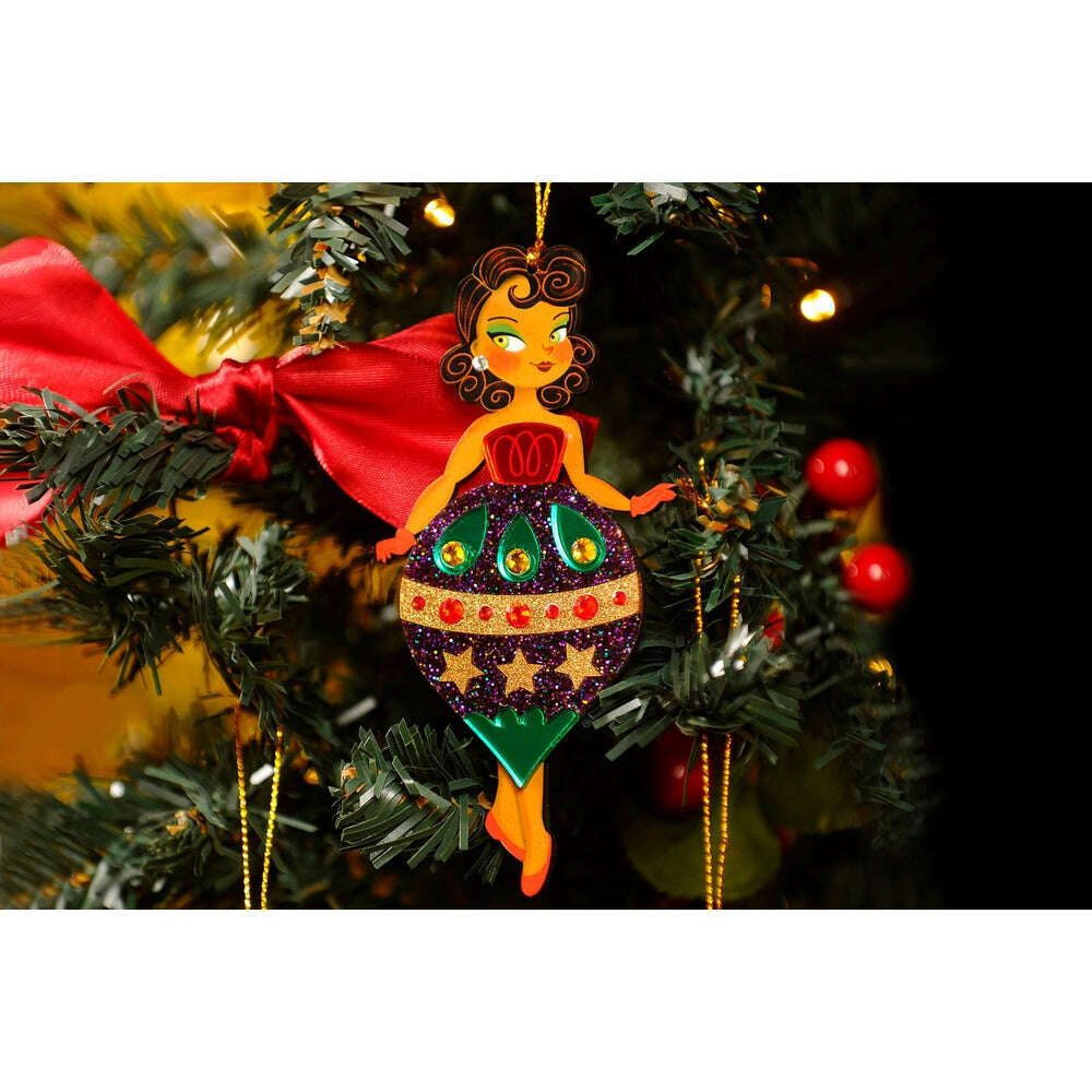Christmastree Ornament with Stars by Laliblue