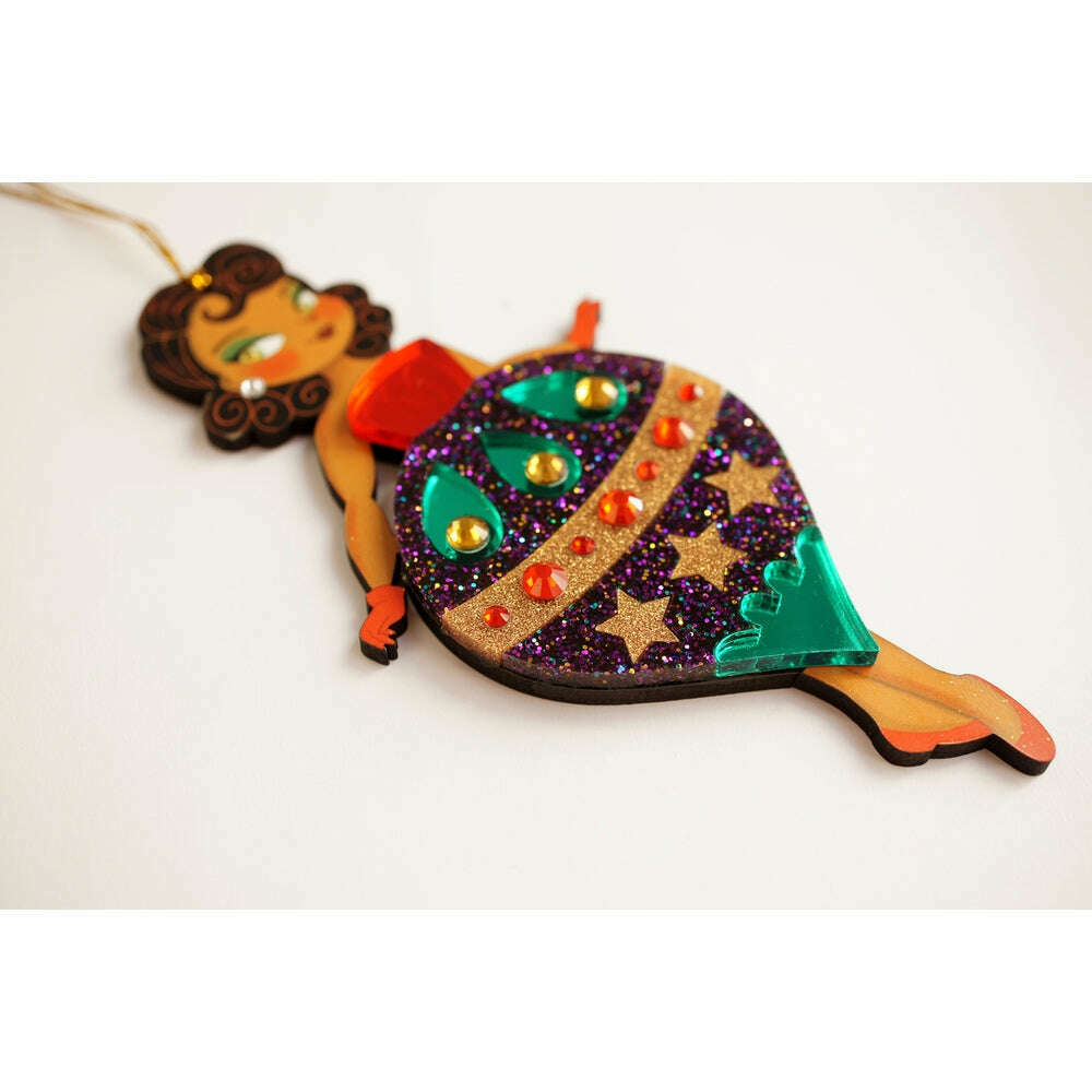 Christmastree Ornament with Stars by Laliblue
