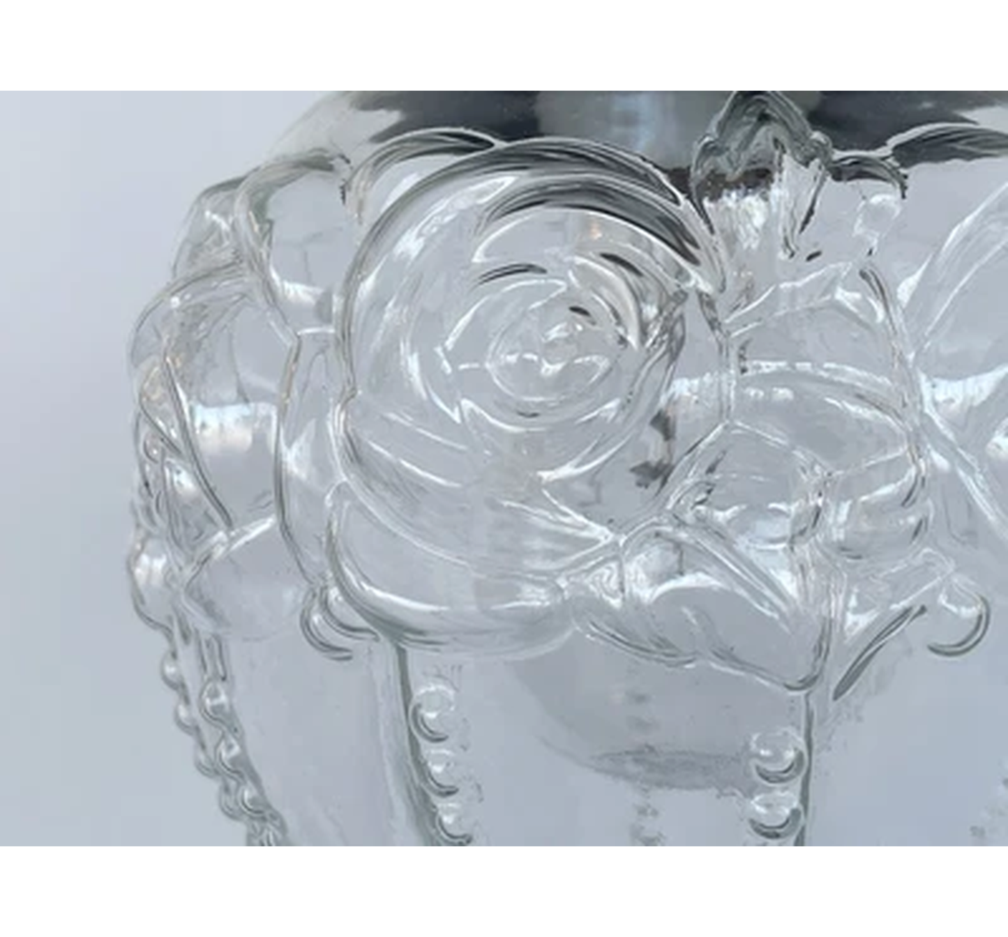 Victorian Embossed Antique Glass Globe PENDANT Lights