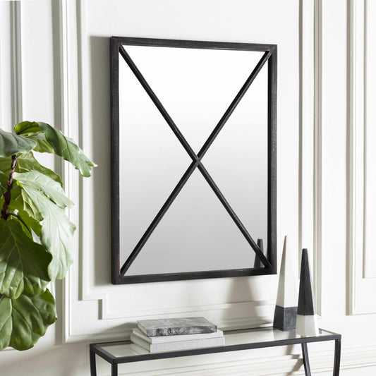Candon Black Framed Mirror - Clearance