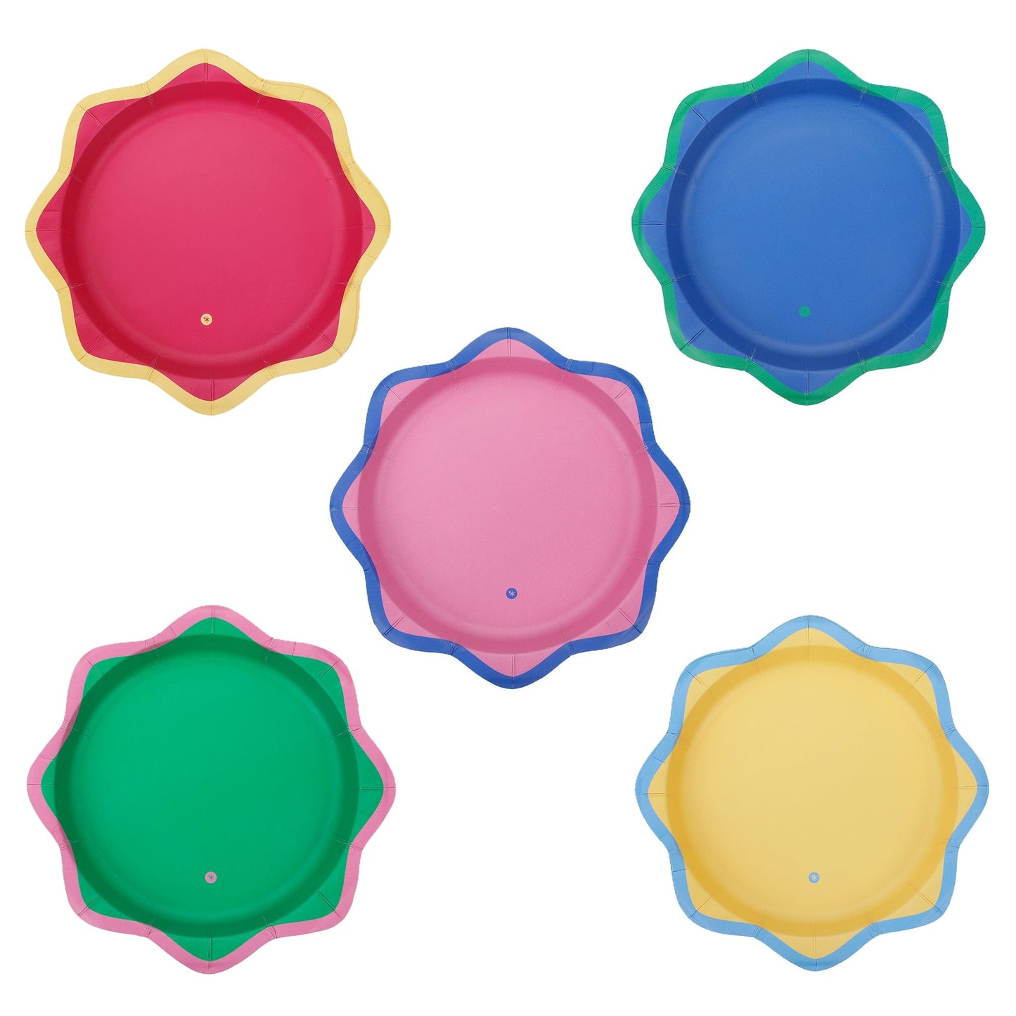 Colorwave Dessert Plates (10 ct, 5 colors)