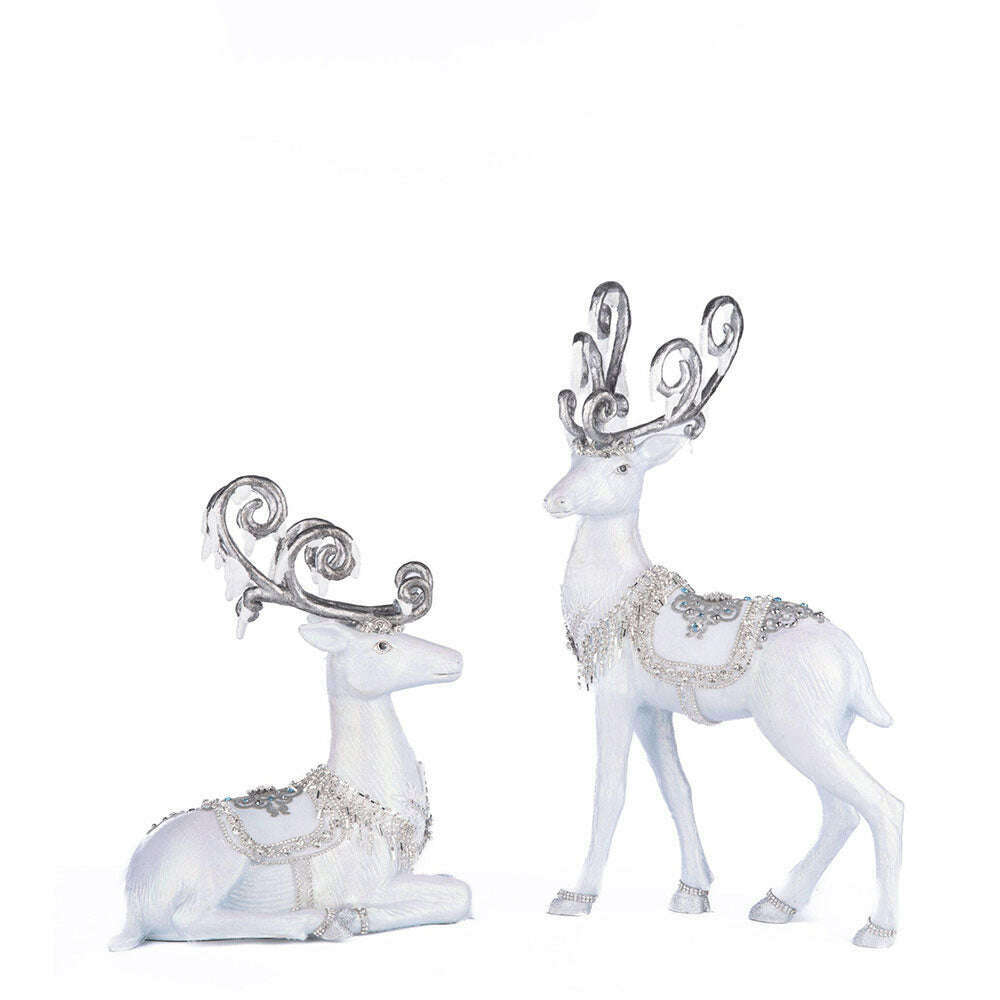 Crystal Christmas Deer Assortment of 2 by Katherine's Collection
